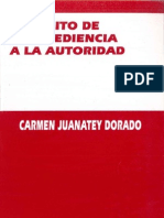 Juanatey Dorado Carmen El Delito de Desobediencia A La Autoridad
