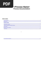 Process Design Document Template