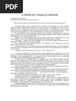 A Pedra de Toque Do Senhor