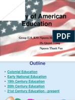 History of American Education