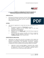 MDEC - Procedures On Importing IT Equipment Ver 8.0