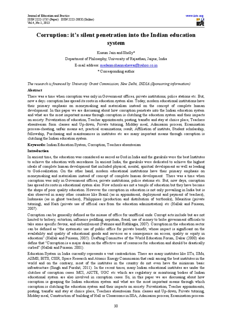 Corruption in american schools picture