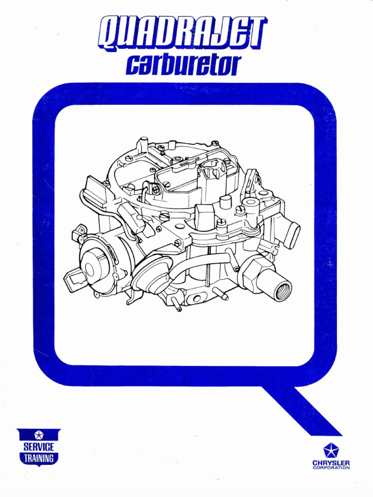 Quadrajet Dodge cm337.1.0 PDF PDF Carburetor Throttle