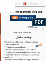 Crear Un Blog Con Blogger