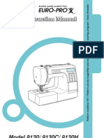 Euro-Pro Sewing Machine Manual