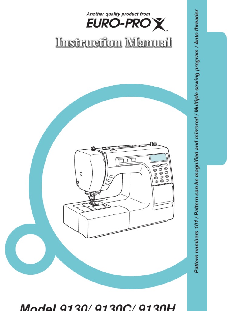 Europro Sewing Machine Manual Sewing Machine Seam (Sewing)