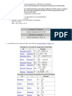Conversión de Temperatura