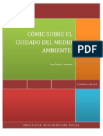 Cómic Del Cuidado Del Medio Ambiente