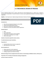 Mechanical Design of Process Equipments