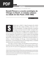 MENDOZA, Edgar S.G. Artigo Donald Pierson e a Escola Sociológica de Chicago no Brasil. Sociologias. Porto Alegre, 2005.