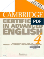 23303800 Book Certificate in Advanced English CEA Level 4 Cambridge