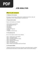 Job Analysis