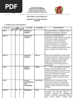 Catalogue of Courses - Statisticsexisting