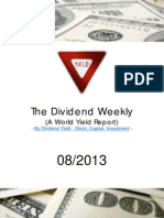 Dividend Weekly 08_2013