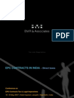 EPC Contracts in India - Direct Tax - 11may07