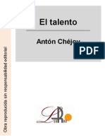 Chejov, Anton - El Talento