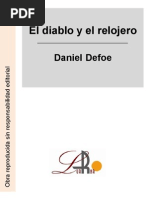 Defoe, Daniel - El Diablo y El Relojero