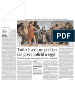 Interrogare Il Passato. Il Pensiero Dei Grandi Studiosi e La Neutralità Del Sapere - Il Corriere Della Sera 23-02-13