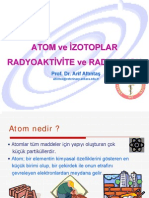 Atom Izotoplar Radyasyon PDF