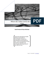 Legal Project Management - Where The Rubber Meets The Road