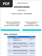 Investment Banking
