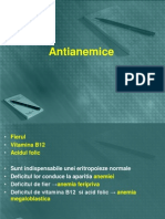 Farmacoterapie Curs 9 Antianemice Hemostatice,Anticoagulante