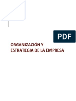 Organización y Estrategia de La Empresa