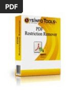 PDF Restriction Remover Software