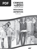 CENSOS 2011 - RESULTADOS DEFINITIVOS (PORTUGAL) [INE - 2012]