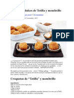 Croquetas Dulces de Tetilla y Membrillo