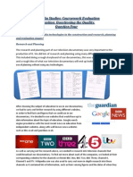 A2 Media Studies Evaluation q4 jake harborne