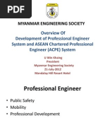 Download Profession Engineer Presentation by U Win Khaing in MdyAGMppt by chittee98 SN126896003 doc pdf