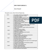 1233 - Lession Plan Network Theory