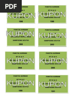 Kupon Zakat Fitrah 1431 h