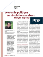 Economie Politique-Révolutions-Arabes