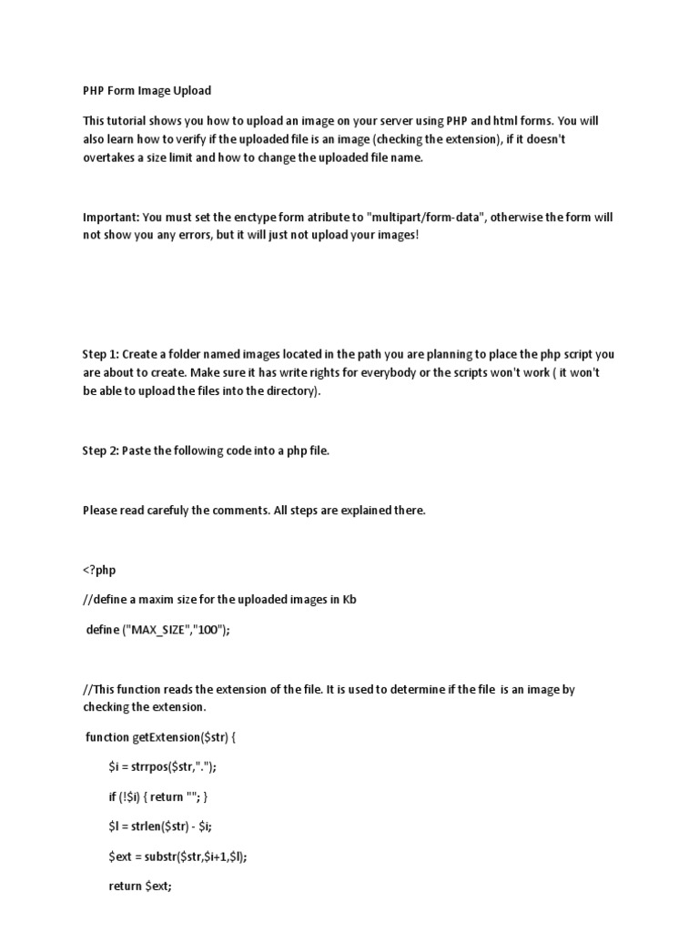 Phpimageupload | PDF