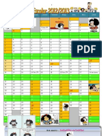Calendário Escolar Mafalda12-13