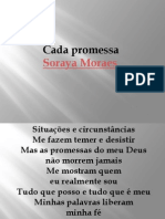 Cada Promessa - Soraya Moraes