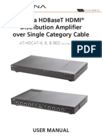 Atlona AT-HDCAT HDBaseT HDMI Distribution Amplifier Manual