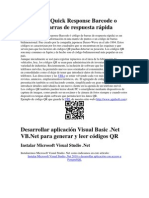 Código QR Quick Response Barcode o código de barras de respuesta rápida