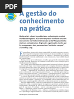 a gestão do conhecimento na prática