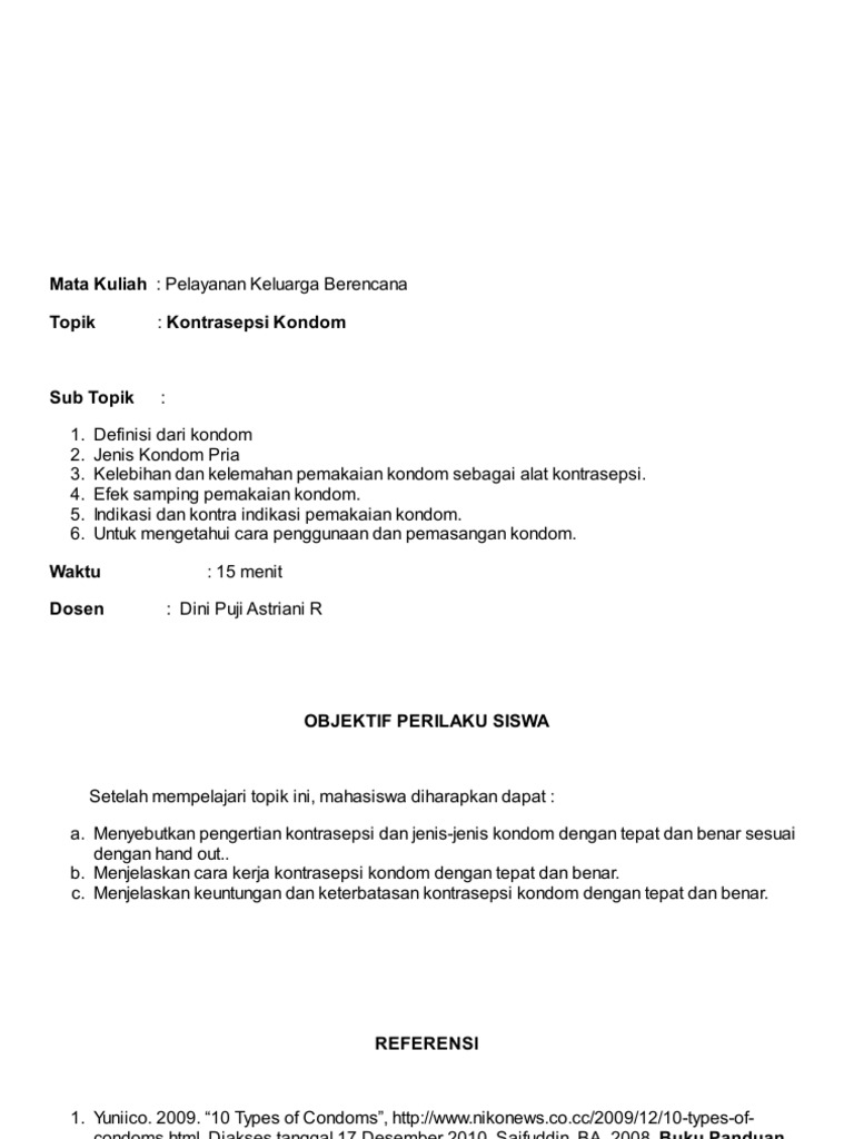 Kondom Pdf
