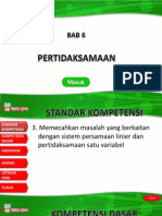 Bab 6 Pertidaksamaan