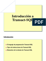 Introduccion A Transact-SQL