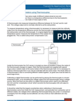 Application Note - ThermoApplication Notecouple Calibration