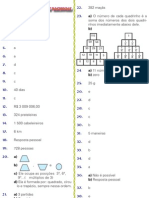 896 Exercícios Matemática - Gabarito