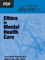 Concise Guide to Ethics in Mental Health Care
