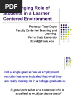 Download The Changing Role of Students in a Learner-Centered by Terry Doyle SN12695241 doc pdf