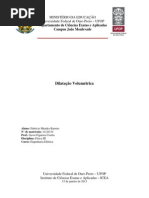 relatório fisica 2 dilatação