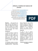 Calidad Del Software y Modelos de Madurez Del Proceso